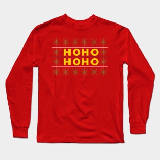 Ho Ho Ho Snowflakes Merch Long Sleeve T-Shirt